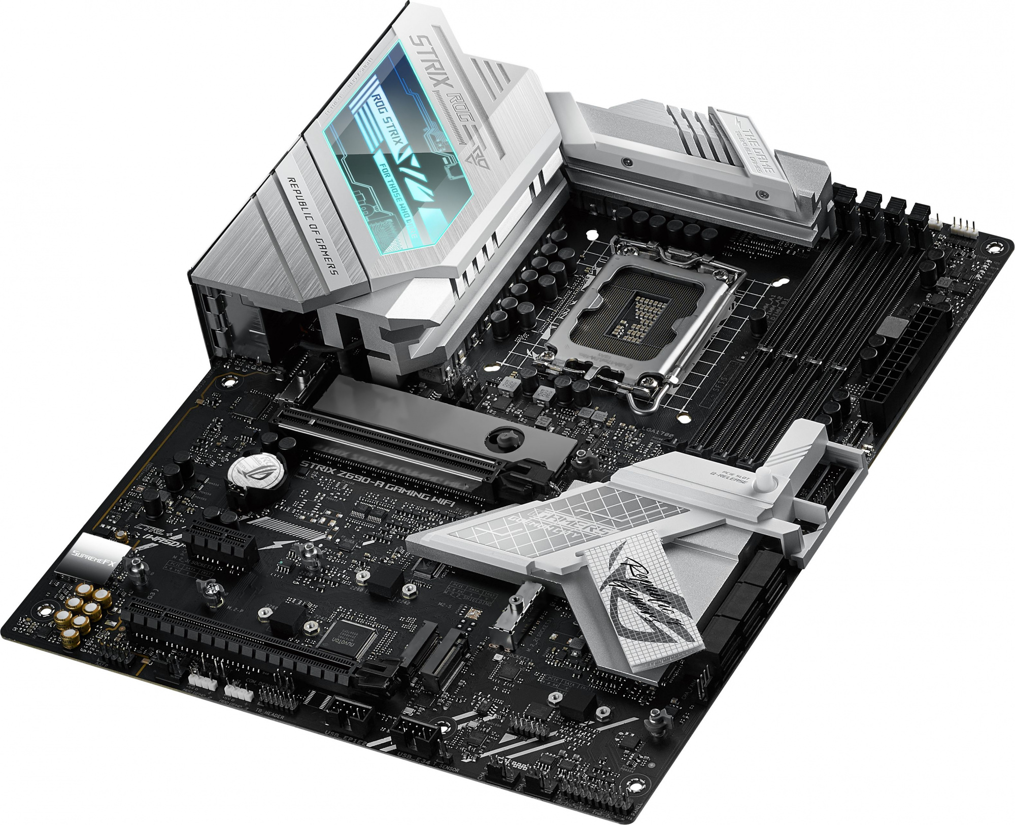 Материнская плата Asus ROG STRIX Z690-A GAMING WIFI Soc-1700 Intel Z690 4xDDR5 ATX AC`97 8ch(7.1) 2.5Gg RAID+HDMI+DP — фото 5