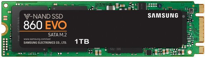 Накопитель SSD Samsung SATA III 1Tb MZ-N6E1T0BW 860 EVO M.2 2280 — фото 2