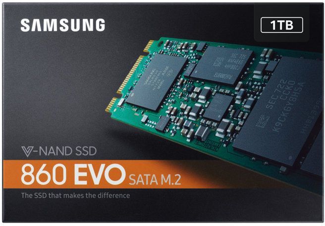 Накопитель SSD Samsung SATA III 1Tb MZ-N6E1T0BW 860 EVO M.2 2280 — фото 3
