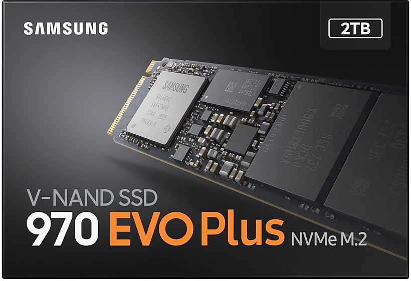 Накопитель SSD Samsung PCI-E x4 2Tb MZ-V7S2T0BW 970 EVO Plus M.2 2280 — фото 2