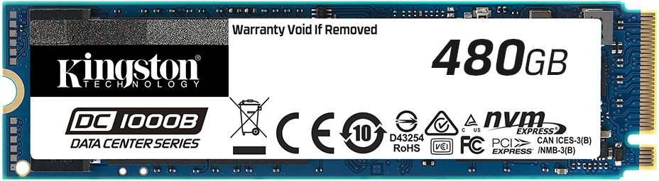 Накопитель SSD Kingston PCI-E 3.0 480Gb SEDC1000BM8/480G DC1000B M.2 2280 0.5 DWPD