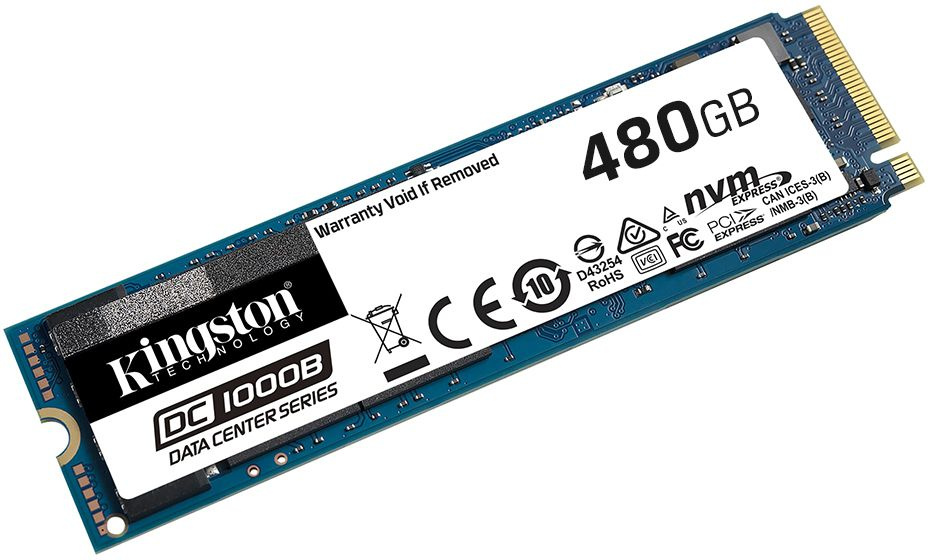 Накопитель SSD Kingston PCI-E 3.0 480Gb SEDC1000BM8/480G DC1000B M.2 2280 0.5 DWPD — фото 2