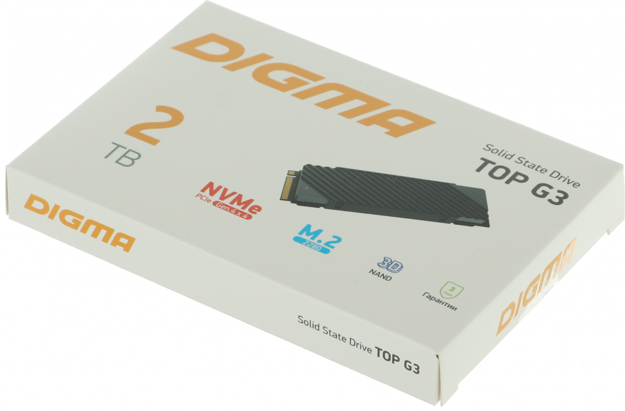 Накопитель SSD Digma PCI-E 4.0 x4 2Tb DGST4002TG33T Top G3 M.2 2280 — фото 5