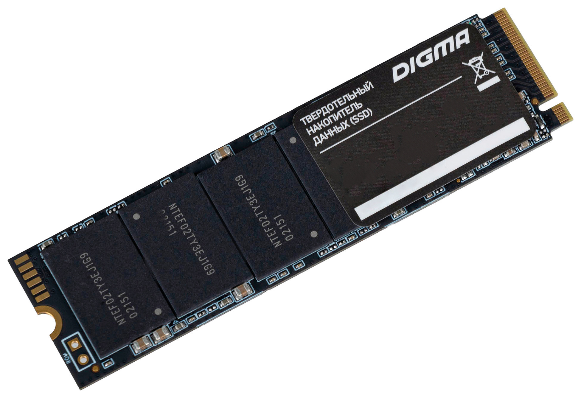 Накопитель SSD Digma PCI-E 4.0 x4 2Tb DGST4002TP83T Top P8 M.2 2280 — фото 4