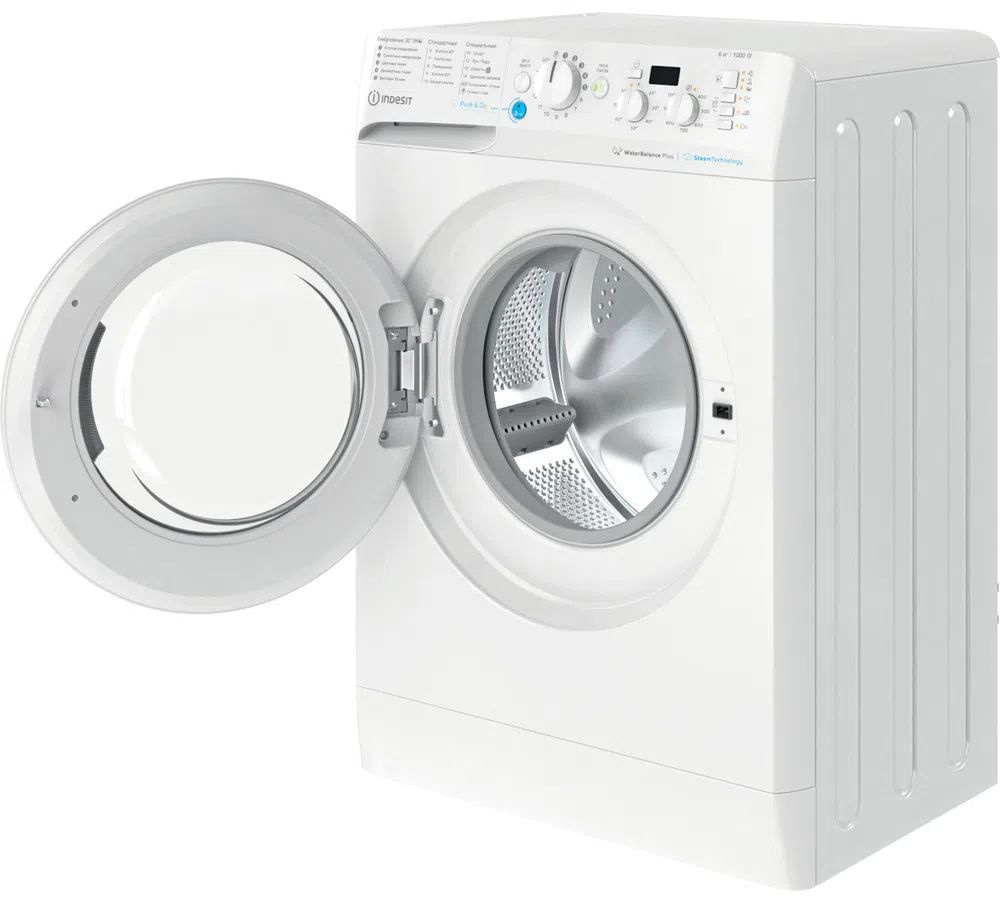 Стиральная машина Indesit BWSD 61051 WWV RU класс: A загр.фронтальная макс.:6кг белый — фото 7