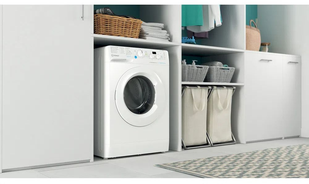 Стиральная машина Indesit BWSD 61051 WWV RU класс: A загр.фронтальная макс.:6кг белый — фото 9