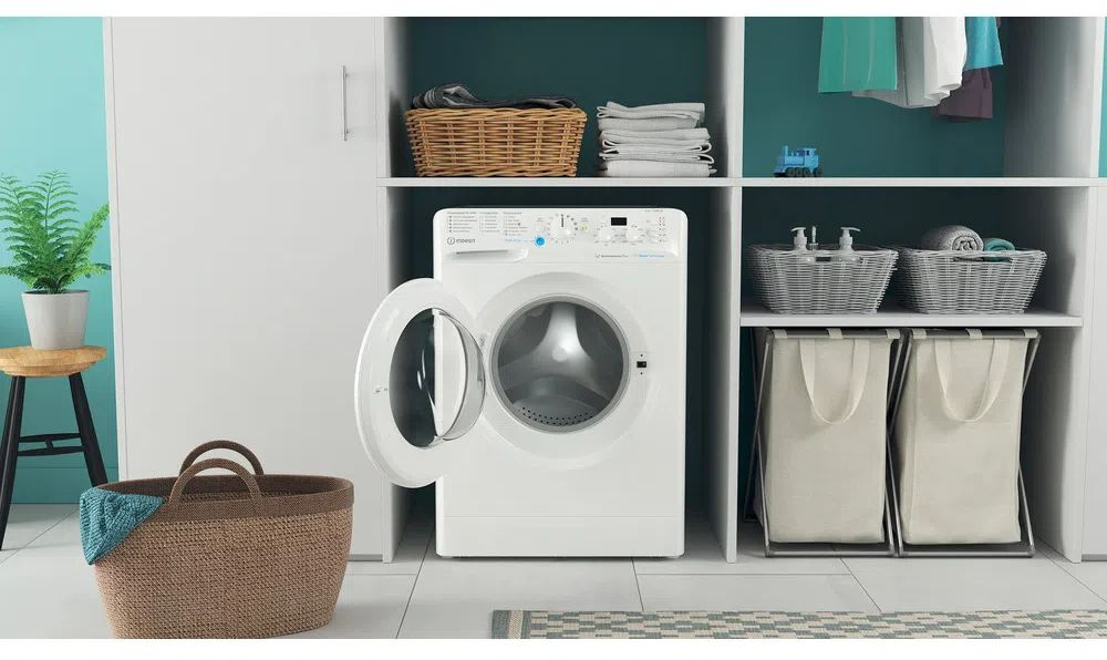 Стиральная машина Indesit BWSD 61051 WWV RU класс: A загр.фронтальная макс.:6кг белый — фото 11