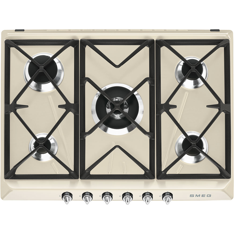 Встраиваемые газовые панели SMEG  SR975PGH