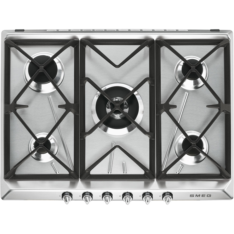 Встраиваемые газовые панели SMEG  SR975XGH