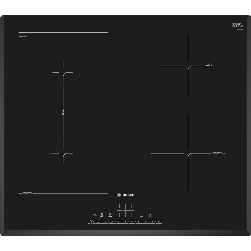Встраиваемая индукционная панель BOSCH  PVS651FB5E