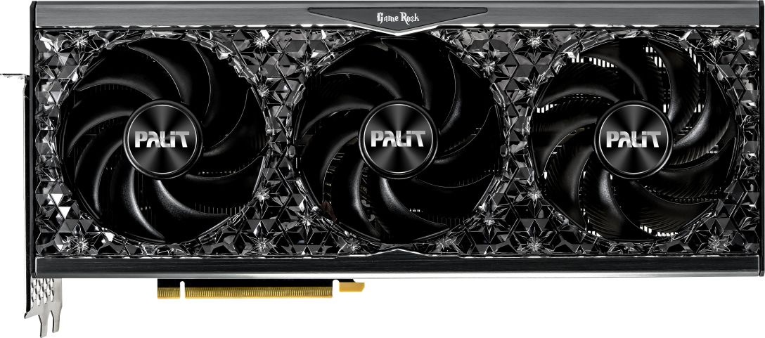 Видеокарта Palit PCI-E 4.0 PA-RTX4090 GAMEROCK OMNIBLACK NVIDIA GeForce RTX 4090 24576Mb 384 GDDR6X 1950/21000 HDMIx1 DPx3 HDCP Ret