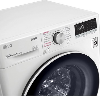 Стиральная машина  с сушкой LG F2V5NG0W — фото 4