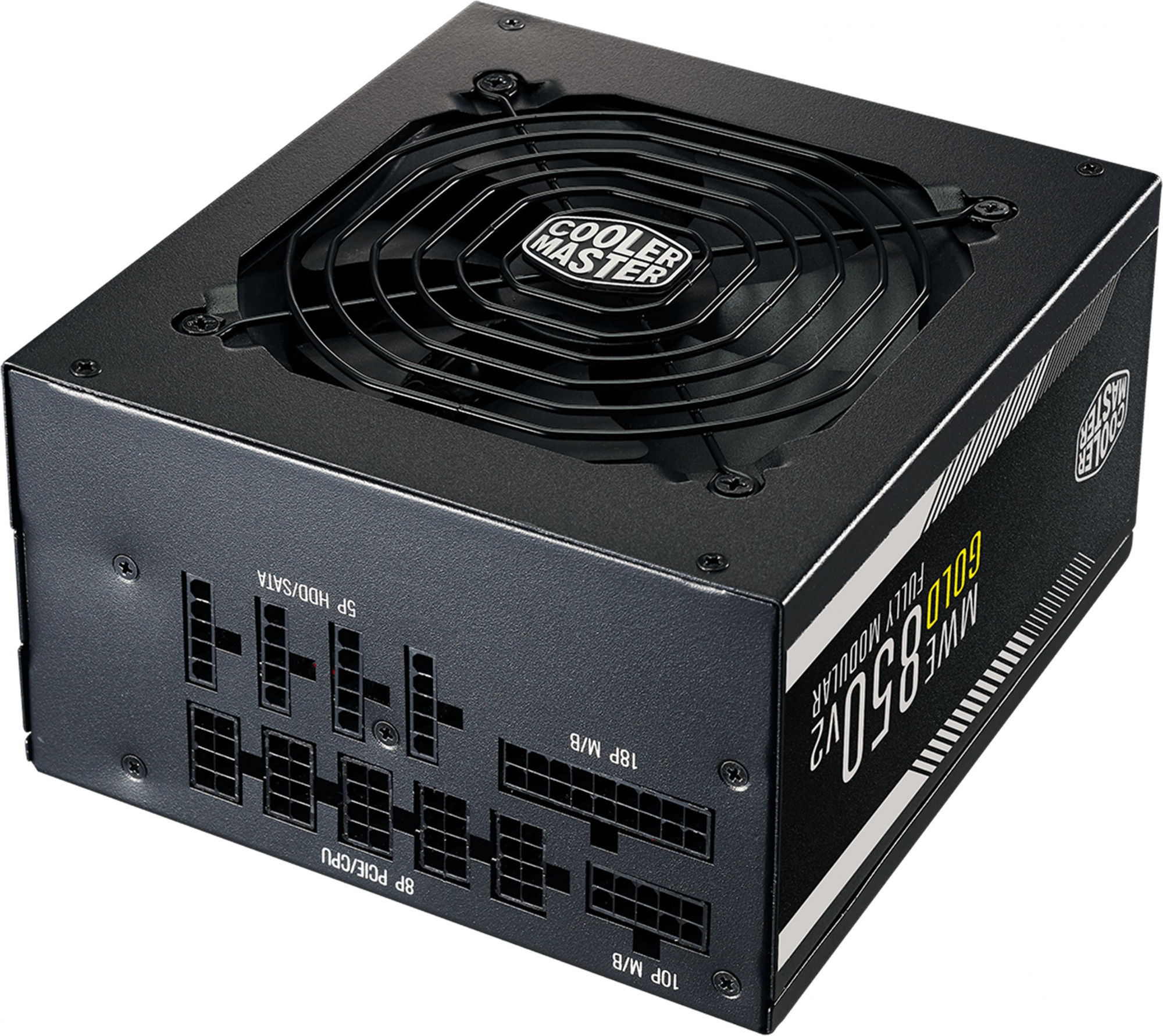 Блок питания Cooler Master ATX 850W Gold 80+ gold (24+8+4+4pin) APFC 120mm fan 12xSATA Cab Manag RTL — фото 4