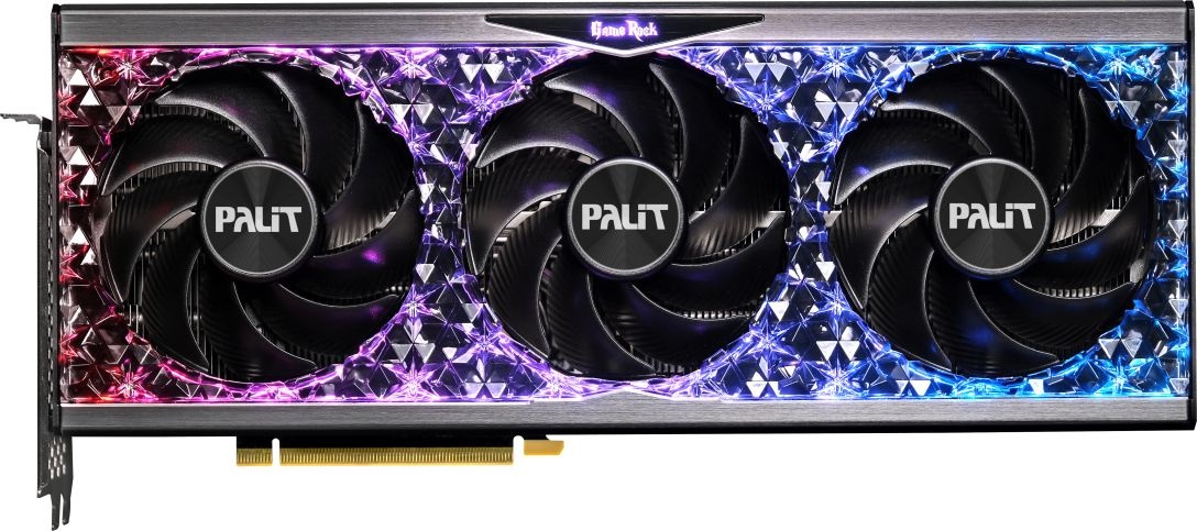 Видеокарта Palit PCI-E 4.0 PA-RTX4080 GAMEROCK OC NVIDIA GeForce RTX 4080 16384Mb 256 GDDR6X 1260/19000 HDMIx1 DPx3 HDCP Ret