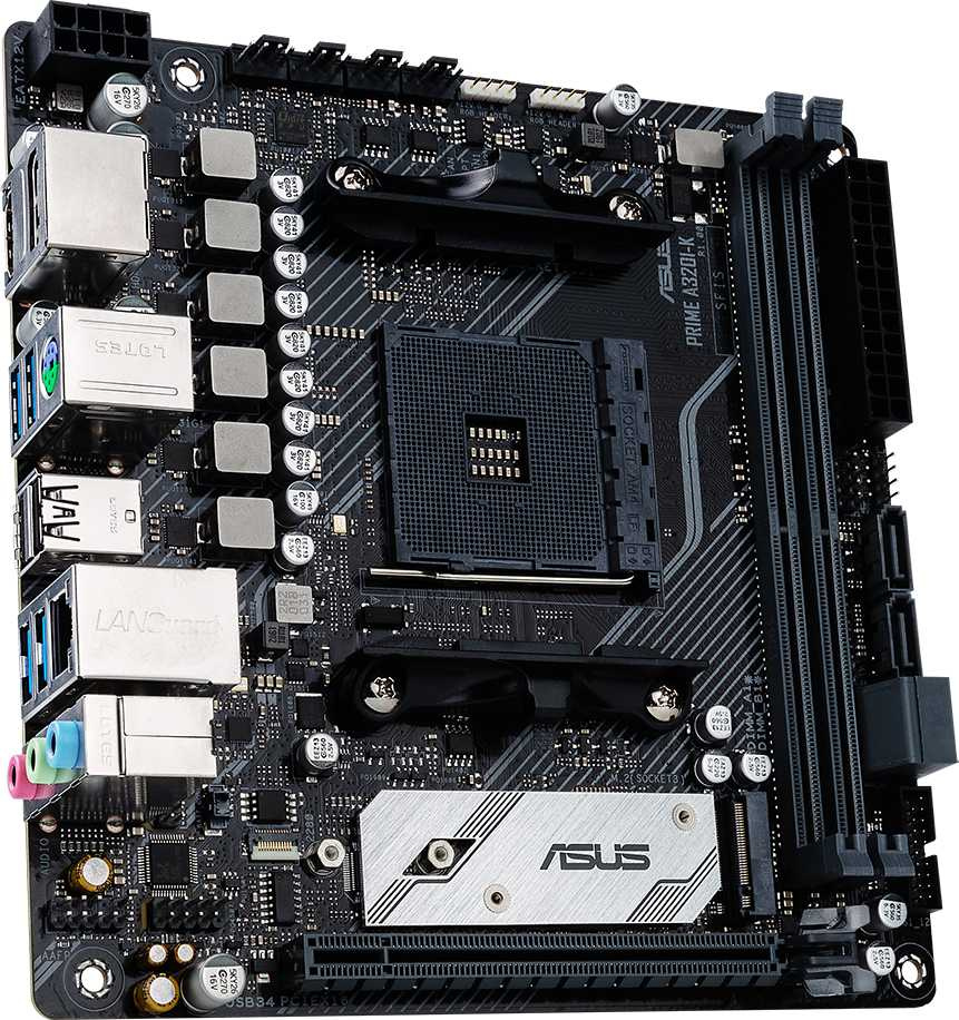 Материнская плата Asus PRIME A320I-K Soc-AM4 AMD A320 2xDDR4 mini-ITX AC`97 8ch(7.1) GbLAN RAID+HDMI+DP — фото 4