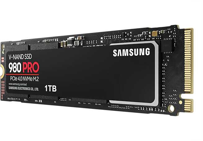 Накопитель SSD Samsung PCI-E 4.0 x4 1Tb MZ-V8P1T0BW 980 PRO M.2 2280 — фото 3