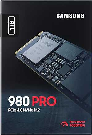 Накопитель SSD Samsung PCI-E 4.0 x4 1Tb MZ-V8P1T0BW 980 PRO M.2 2280 — фото 4