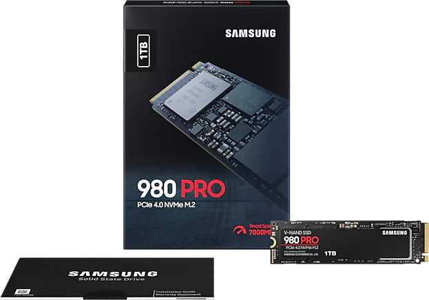 Накопитель SSD Samsung PCI-E 4.0 x4 1Tb MZ-V8P1T0BW 980 PRO M.2 2280 — фото 7