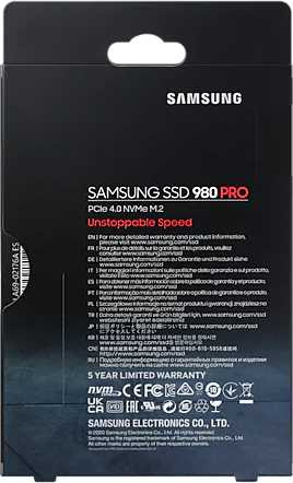 Накопитель SSD Samsung PCI-E 4.0 x4 1Tb MZ-V8P1T0BW 980 PRO M.2 2280 — фото 9