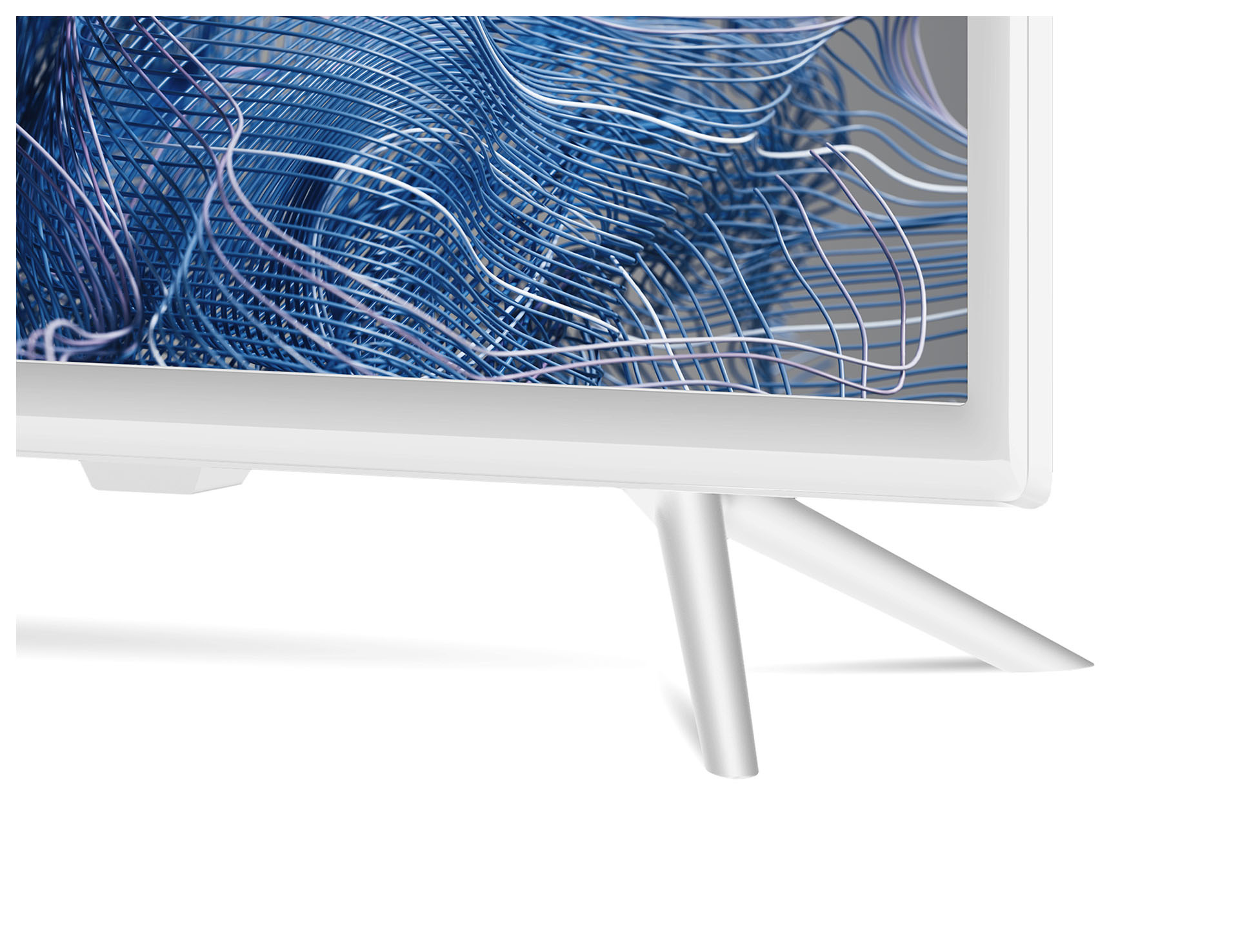 Телевизор LED Kivi 24" 24H750NW белый HD 50Hz DVB-T DVB-T2 DVB-C — фото 2