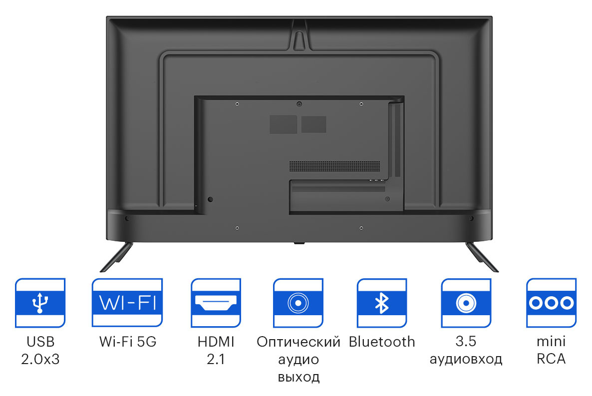 Телевизор LED Kivi 43" 43U740NB — фото 5