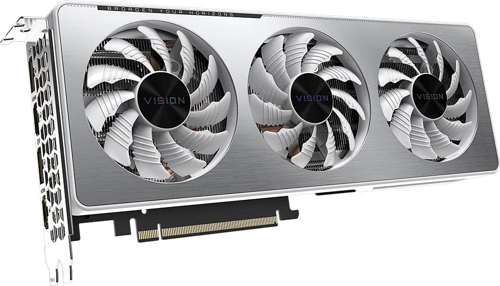 Видеокарта Gigabyte PCI-E 4.0 GV-N306TVISION-8GD NVIDIA GeForce RTX 3060Ti 8192Mb 256 GDDR6 1755/14000 HDMIx2 DPx2 HDCP Ret