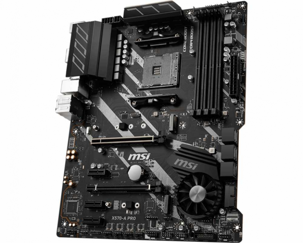 Материнская плата MSI X570-A PRO Soc-AM4 AMD X570 4xDDR4 ATX AC`97 8ch(7.1) GbLAN RAID+HDMI — фото 4