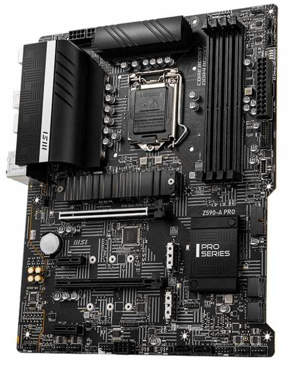 Материнская плата MSI Z590-A PRO Soc-1200 Intel Z590 4xDDR4 ATX AC`97 8ch(7.1) 2.5Gg RAID+HDMI+DP — фото 3