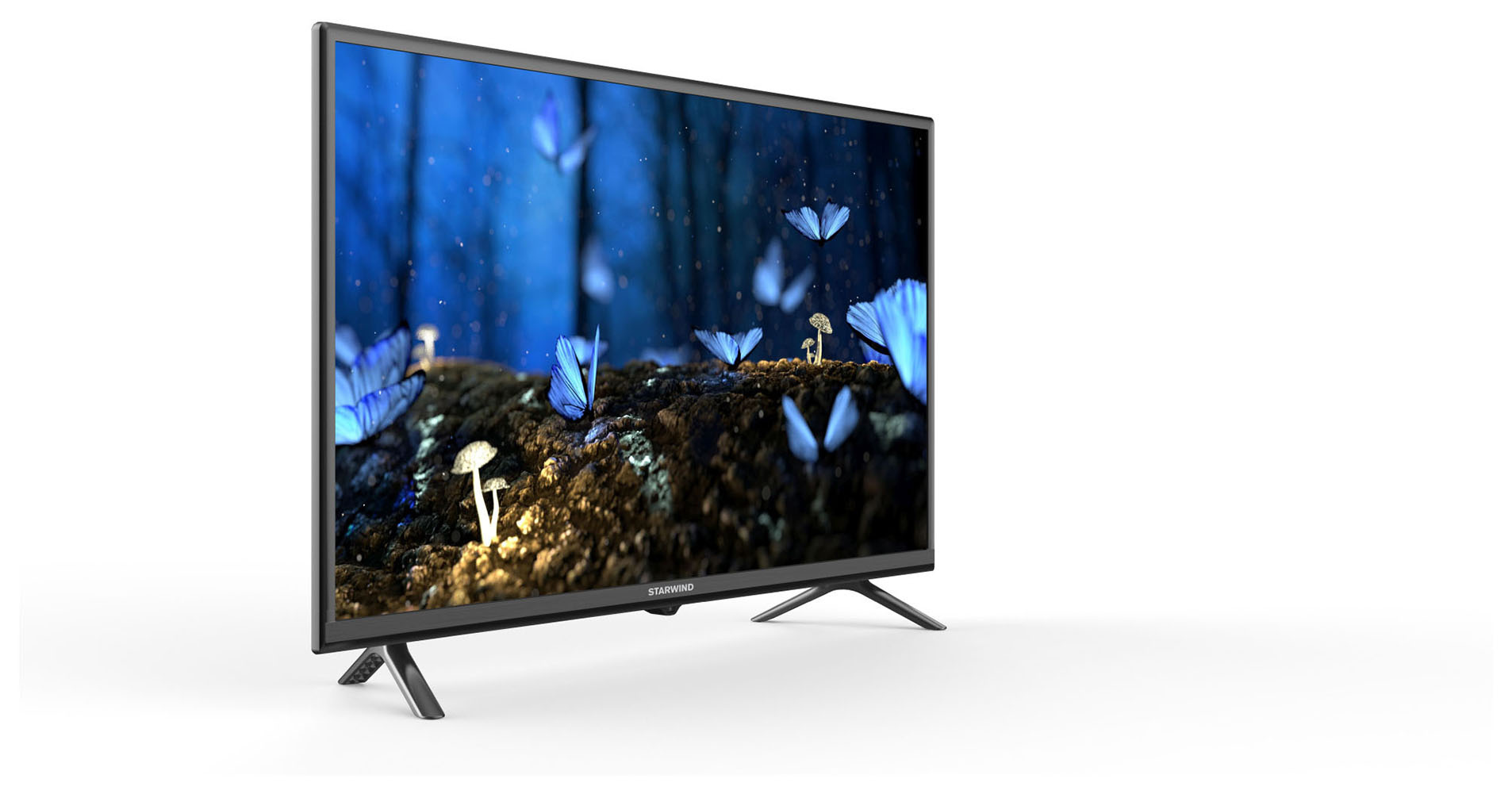 Телевизор LED Starwind 32" SW-LED32SG302 Яндекс.ТВ черный HD 60Hz DVB-T DVB-T2 DVB-C DVB-S DVB-S2 USB WiFi Smart TV — фото 3