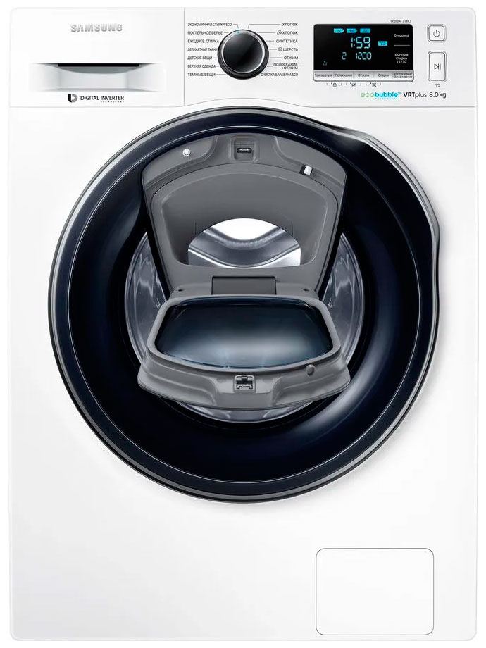 Стиральная машина Samsung WW80K6210RW/LD — фото 2