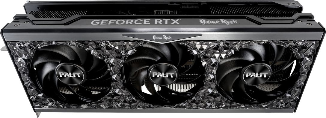 Видеокарта Palit PCI-E 4.0 PA-RTX4080 GAMEROCK OMNIBLACK NVIDIA GeForce RTX 4080 16384Mb 256 GDDR6X 2205/22400 HDMIx1 DPx3 HDCP Ret