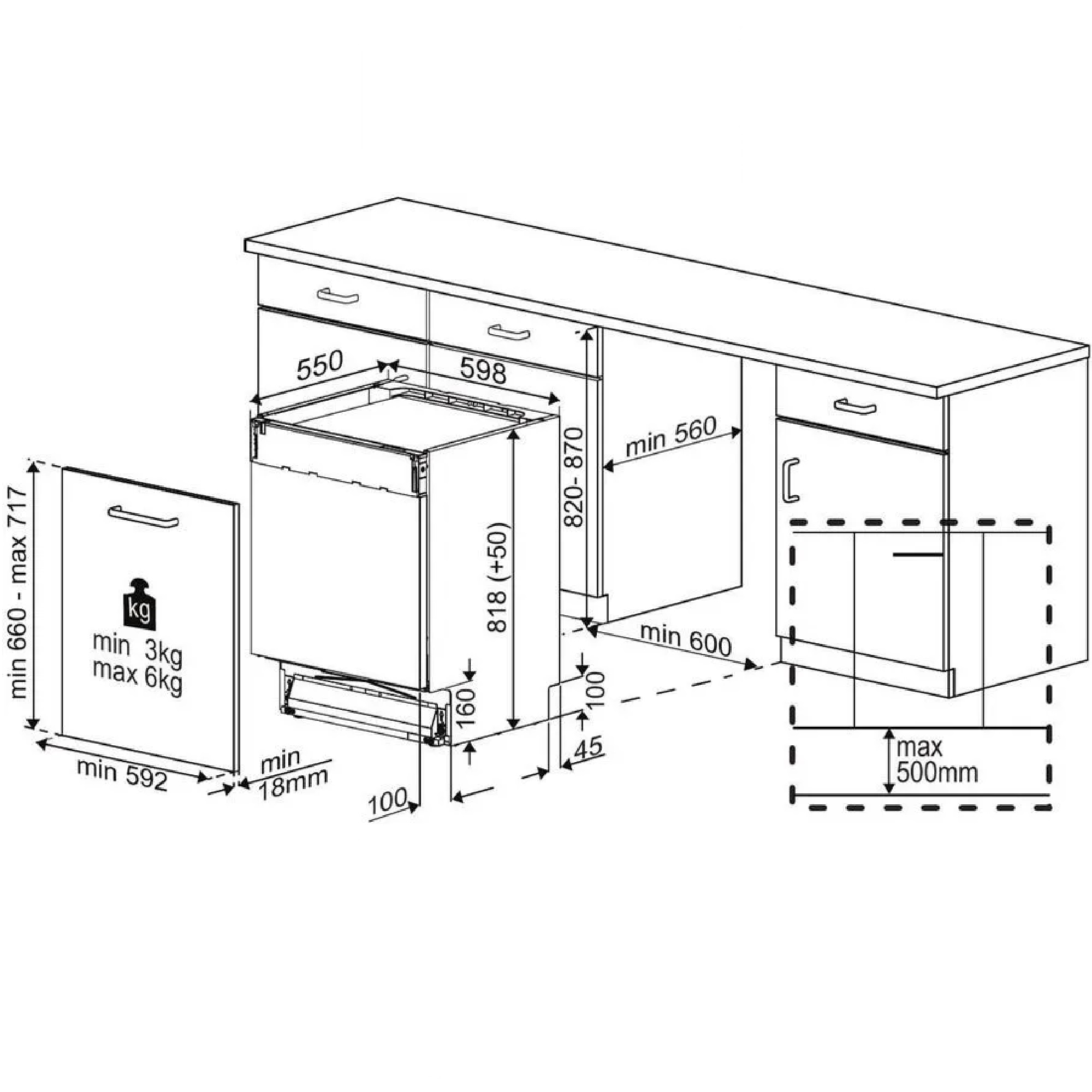 Посудомоечная машина встраив. Hotpoint-Ariston HI 4D66 — фото 5