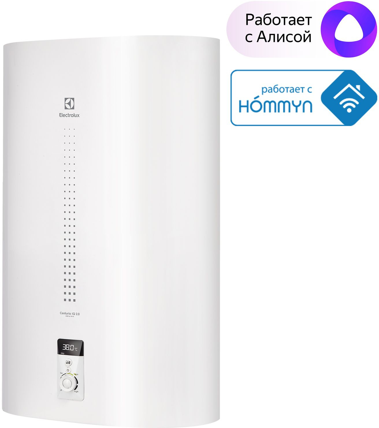 Водонагреватель Electrolux Centurio IQ 2.0 EWH 80 2кВт 80л электрический настенный/белый — фото 16
