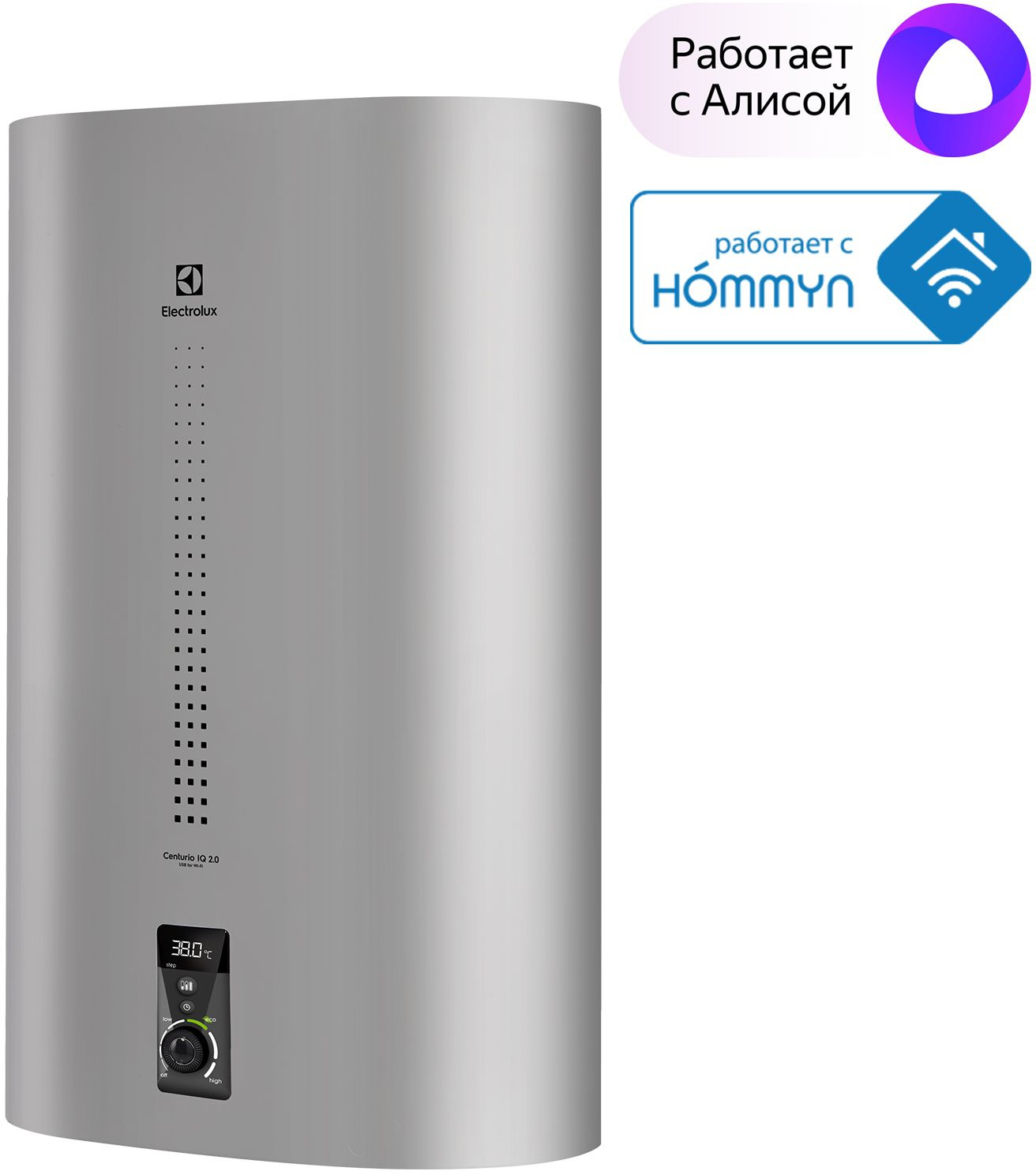 Водонагреватель Electrolux Centurio IQ 2.0 EWH 80 2кВт 80л электрический настенный/серебристый — фото 11