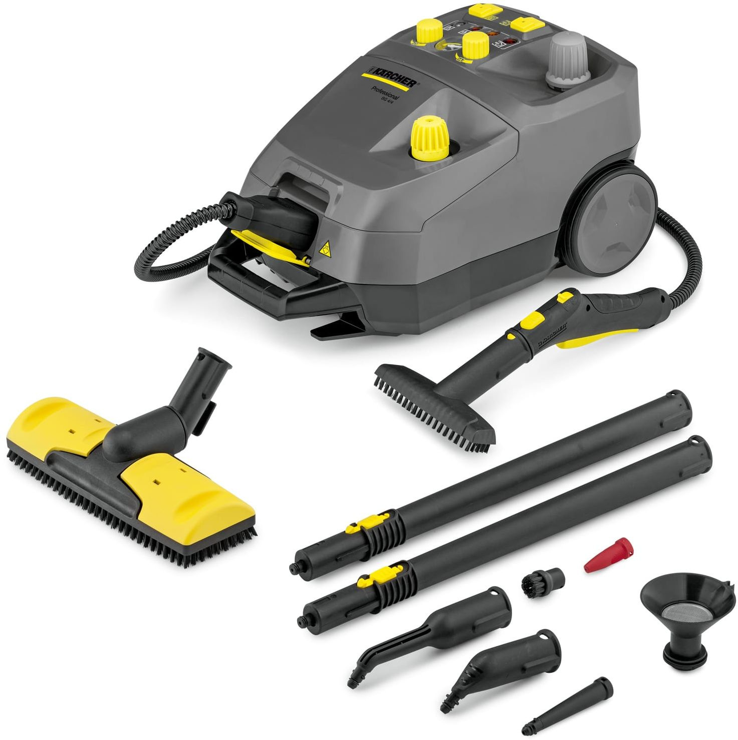 Пароочиститель напольный Karcher SG 4/4 *EU 2300Вт желтый/серый — фото 2