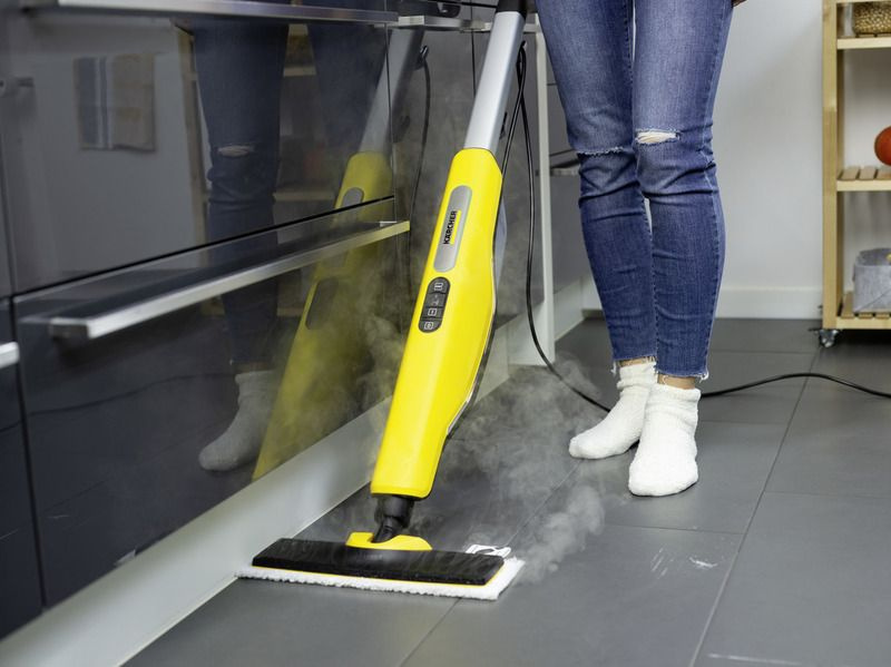 Пароочиститель ручной Karcher EasyFix SC 3 Upright 1600Вт желтый/черный — фото 7