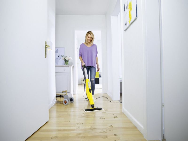 Пароочиститель ручной Karcher EasyFix SC 3 Upright 1600Вт желтый/черный — фото 8