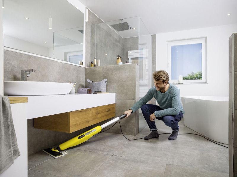 Пароочиститель ручной Karcher EasyFix SC 3 Upright 1600Вт желтый/черный — фото 9
