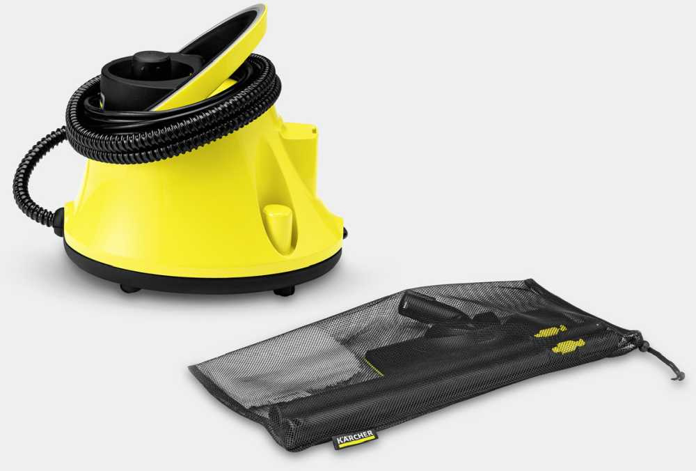Пароочиститель напольный Karcher EasyFix SC 2 Deluxe 1500Вт желтый/черный — фото 4