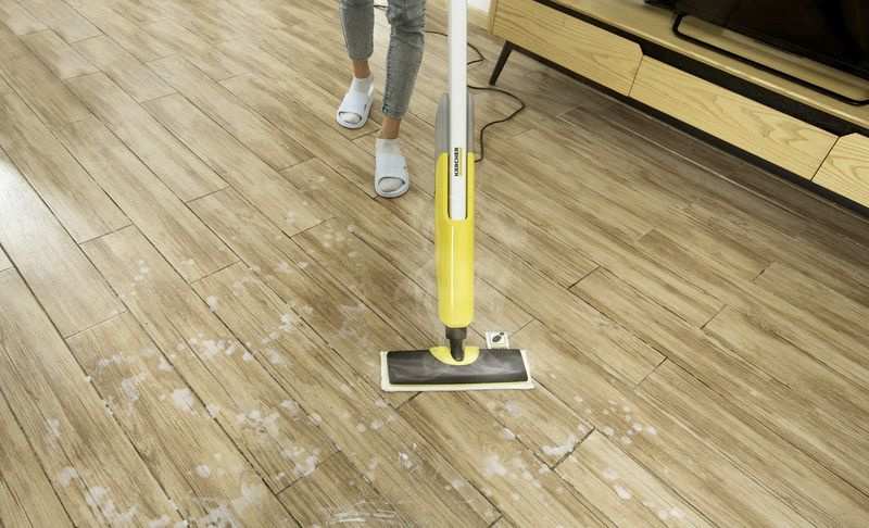 Пароочиститель ручной Karcher EasyFix SC 2 Upright 1600Вт желтый/черный — фото 4