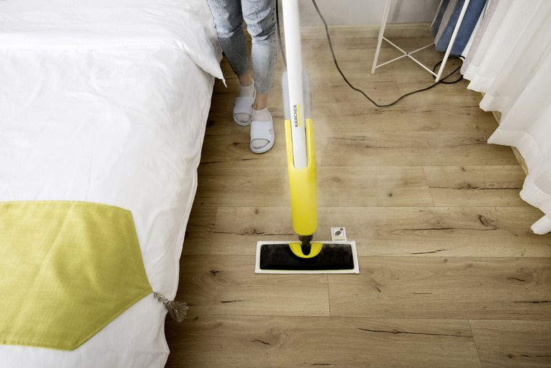 Пароочиститель ручной Karcher EasyFix SC 2 Upright 1600Вт желтый/черный — фото 7