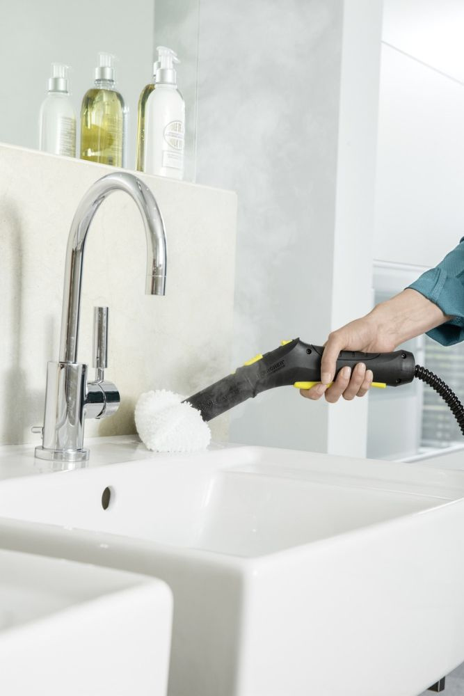 Пароочиститель напольный Karcher EasyFix SC 4 Iron 2000Вт желтый/черный — фото 6