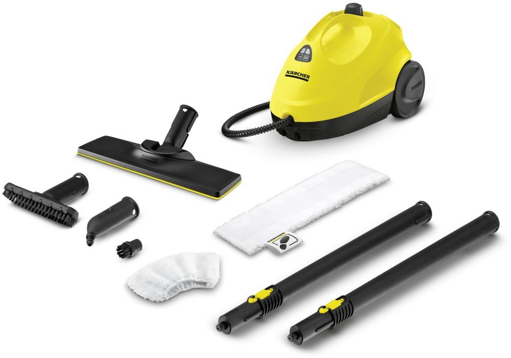 Пароочиститель напольный Karcher EasyFix SC 2 1500Вт желтый/черный — фото 5