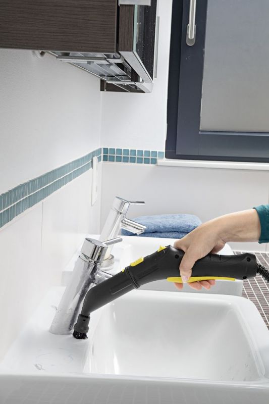 Пароочиститель напольный Karcher EasyFix SC 2 1500Вт желтый/черный — фото 2