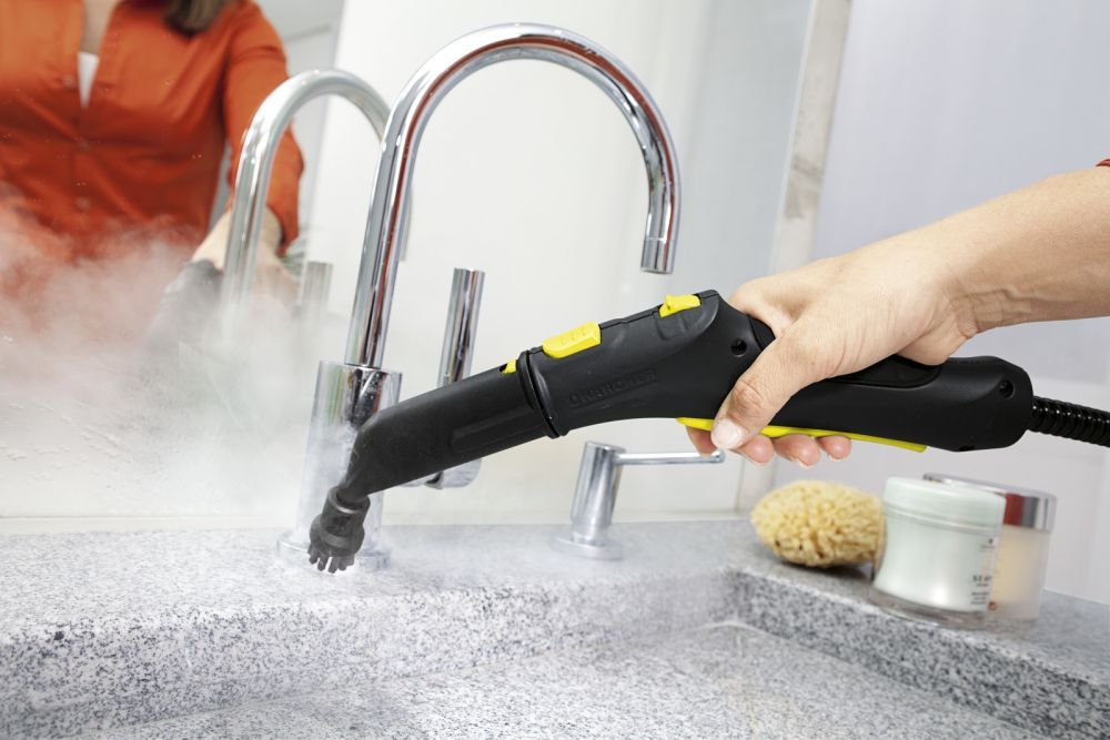 Пароочиститель напольный Karcher EasyFix SC 5 2200Вт желтый/черный — фото 4