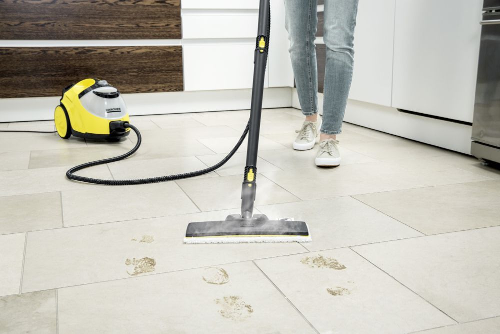 Пароочиститель напольный Karcher EasyFix SC 5 2200Вт желтый/черный — фото 2