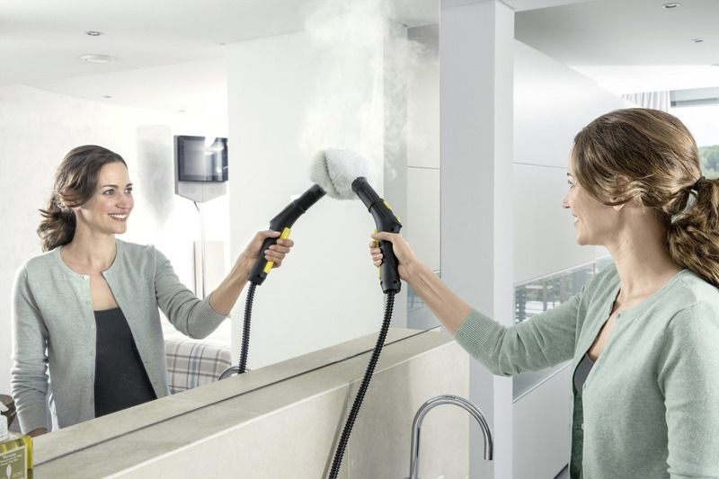 Пароочиститель напольный Karcher EasyFix SC 5 Iron 2200Вт желтый/черный — фото 2