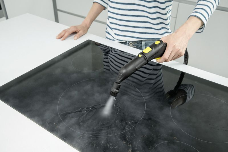 Пароочиститель напольный Karcher EasyFix SC 5 Iron 2200Вт желтый/черный — фото 3