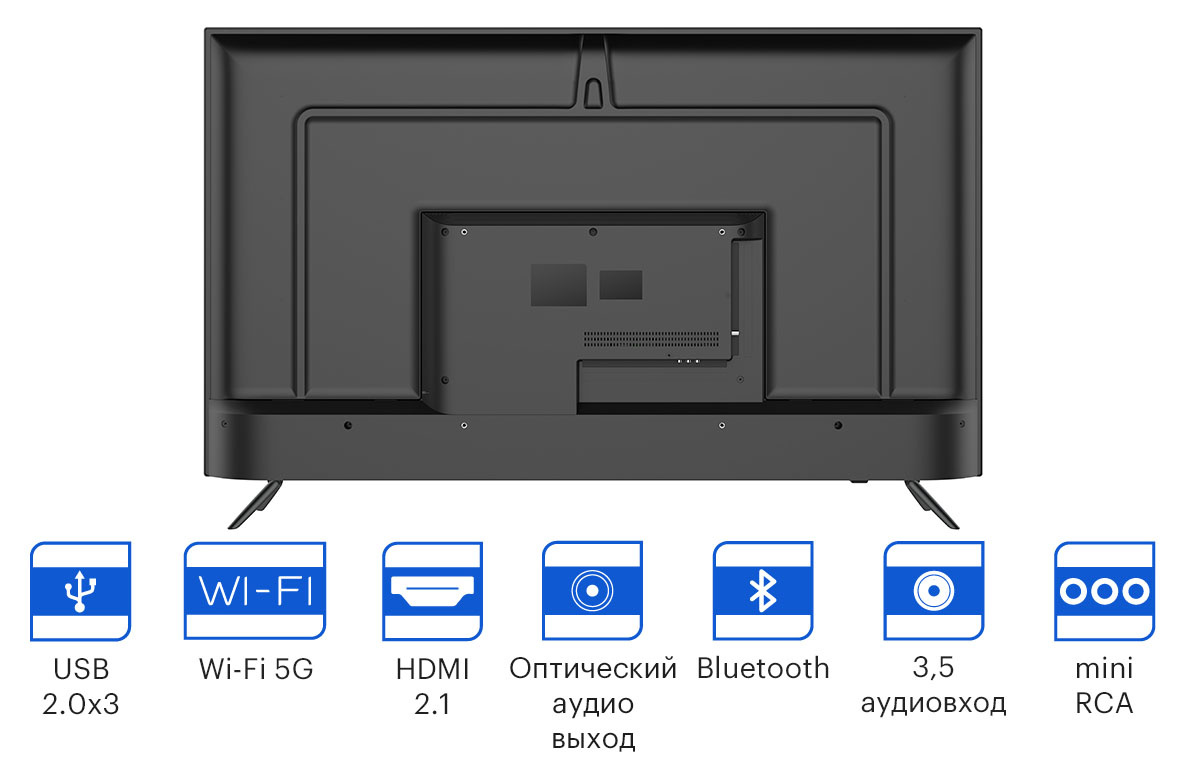 Телевизор LED Kivi 55" 55U740NB — фото 4