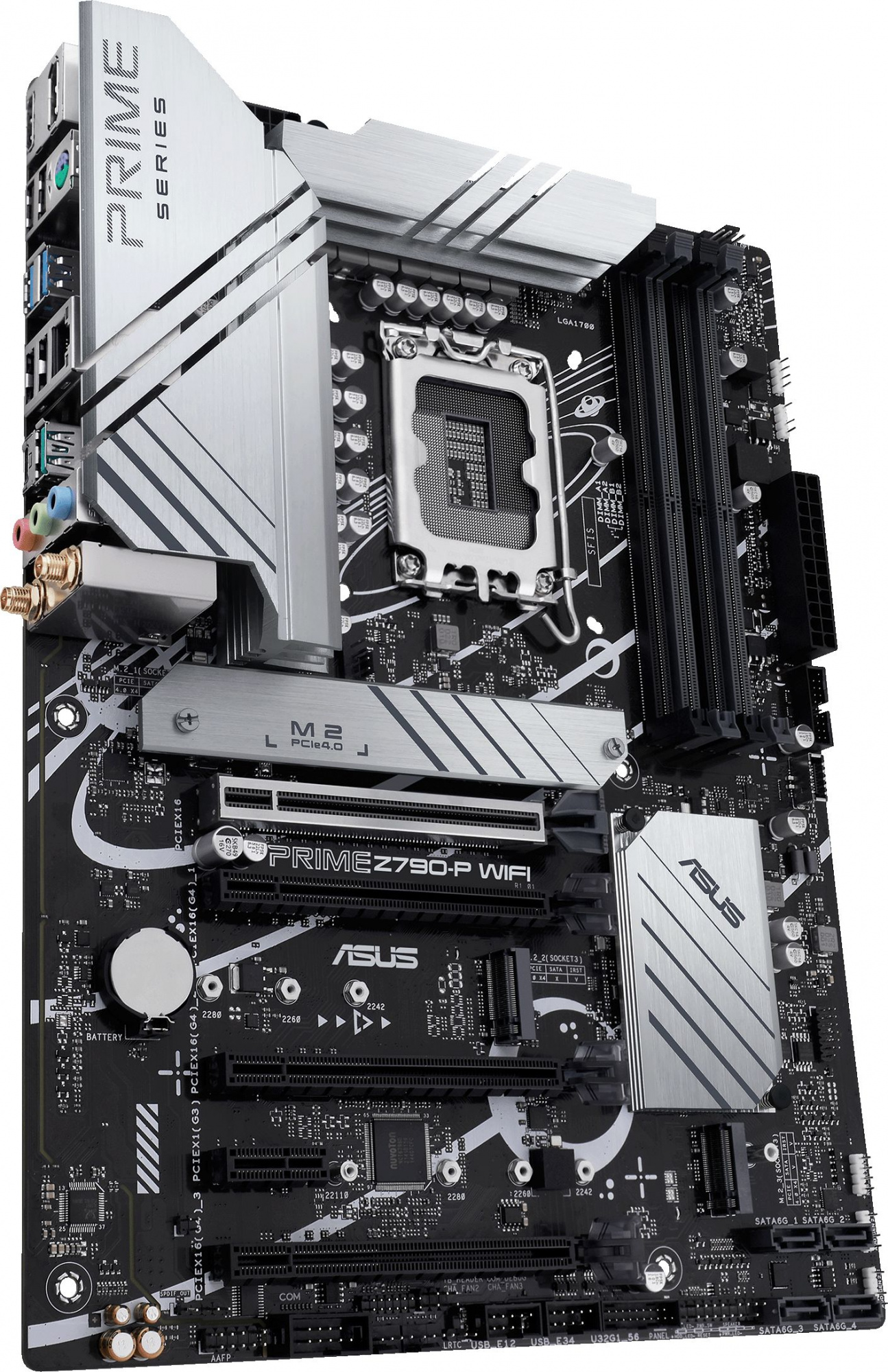 Материнская плата Asus PRIME Z790-P WIFI Soc-1700 Intel Z790 4xDDR5 ATX AC`97 8ch(7.1) 2.5Gg RAID+HDMI+DP — фото 4